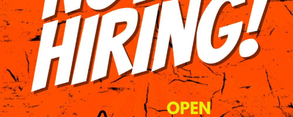 We Are Hiring Banner Made with PosterMyWall